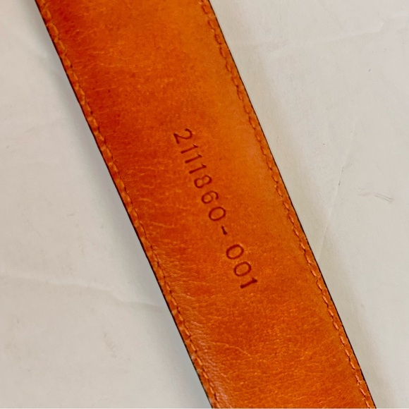 SOLD Polo Ralph Lauren Leather Belt Men's 42 Black Pony Leather Embossed Logo - Picture 7 of 8